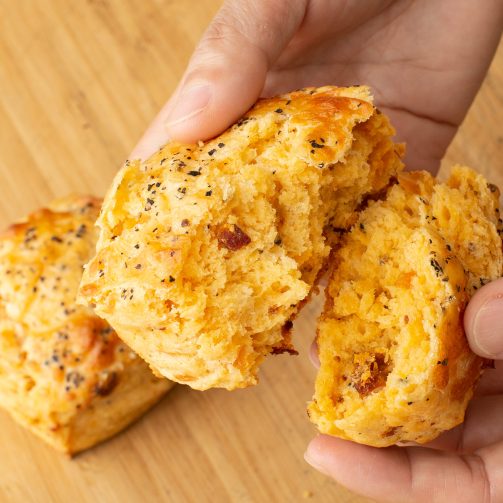 bread secret split a chorizo scone