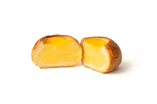 bread-secret-把法式布丁包切開一半
