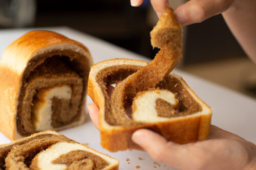 bread-secret-tearing-a-coffee-swirl-loaf bread-secret-tearing-a-coffee-swirl-loaf